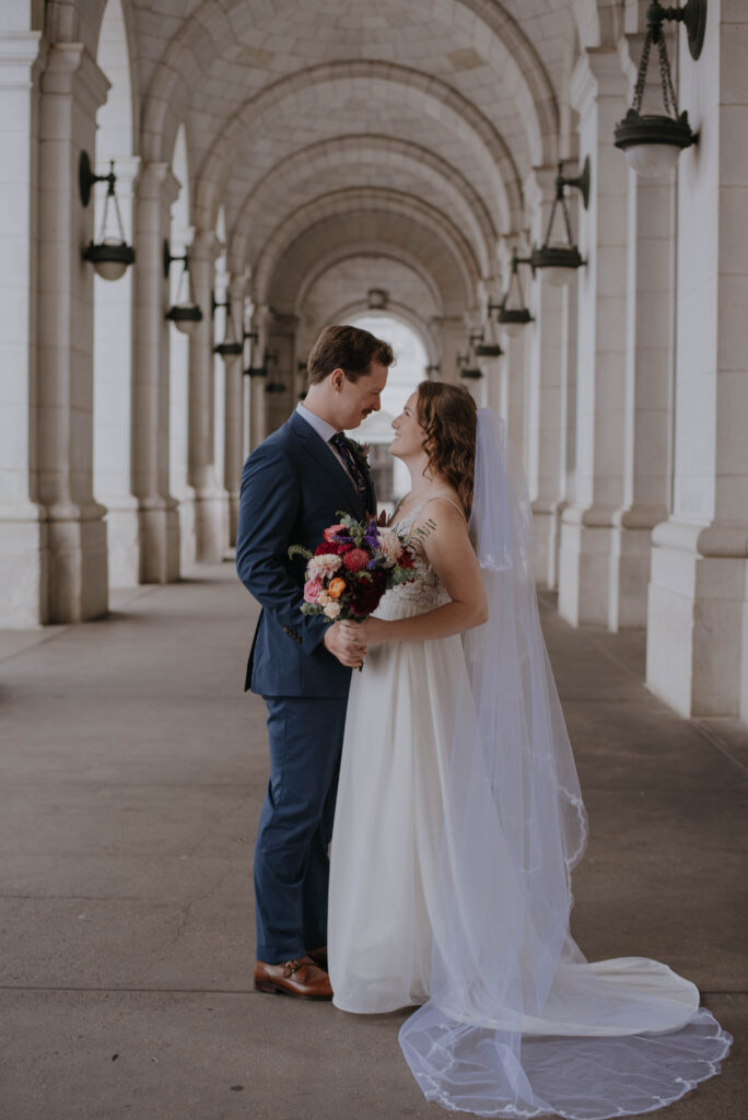 Bride & Groom at DC Union Station