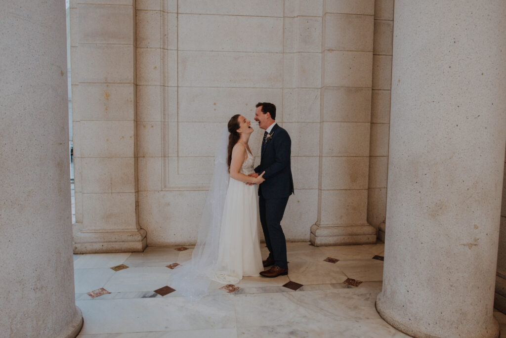 Bride & Groom at Union Station