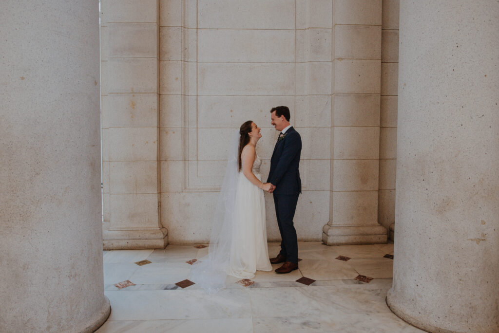 Bride & Groom at Union Station