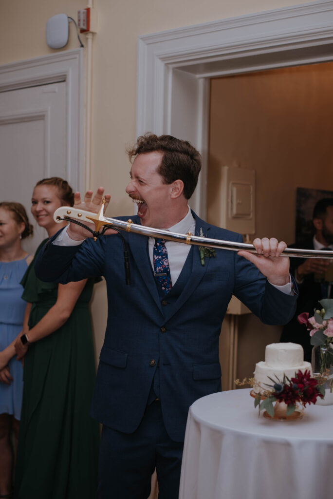 Groom at DC Wedding