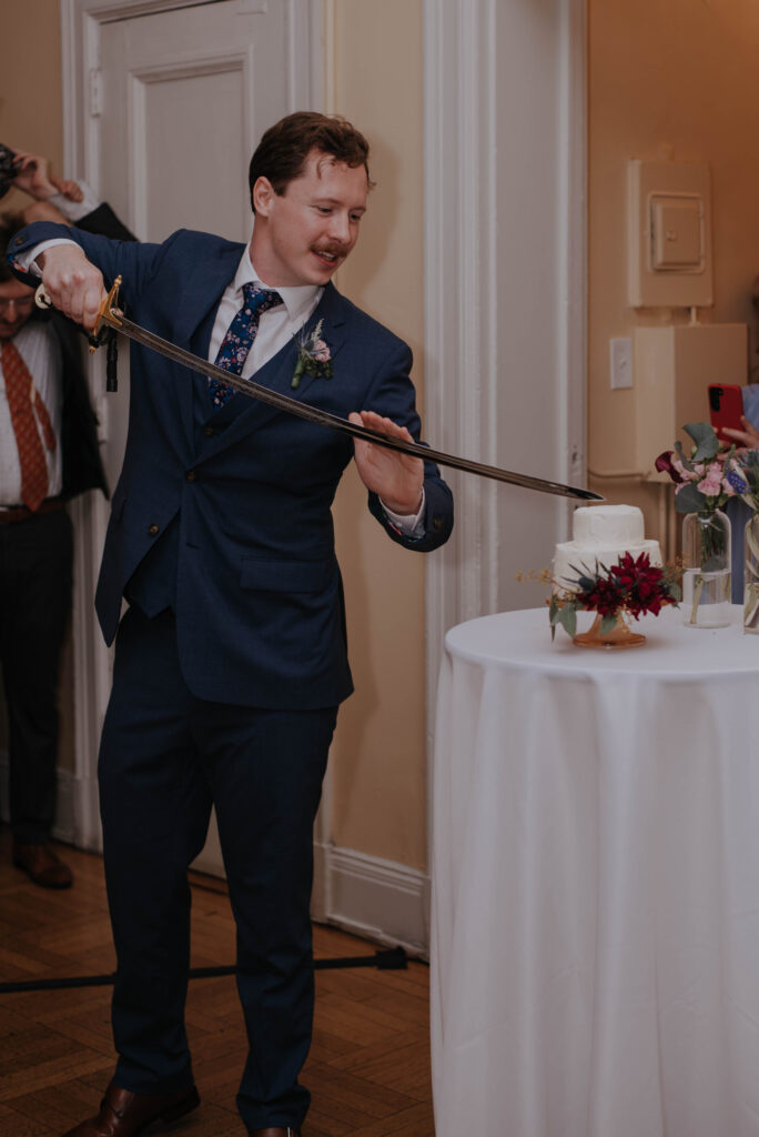 Groom at DC Wedding