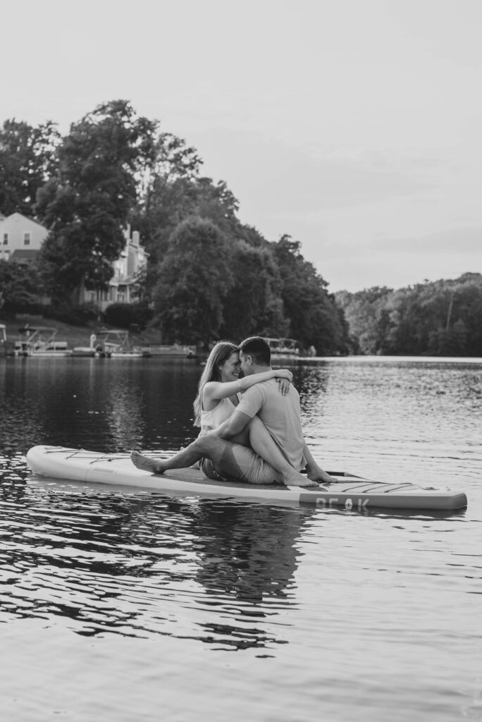 Lake engagement session