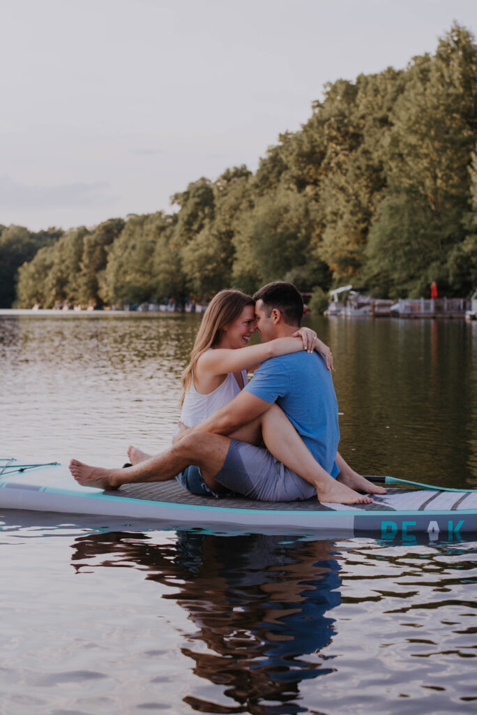 Couple at lake