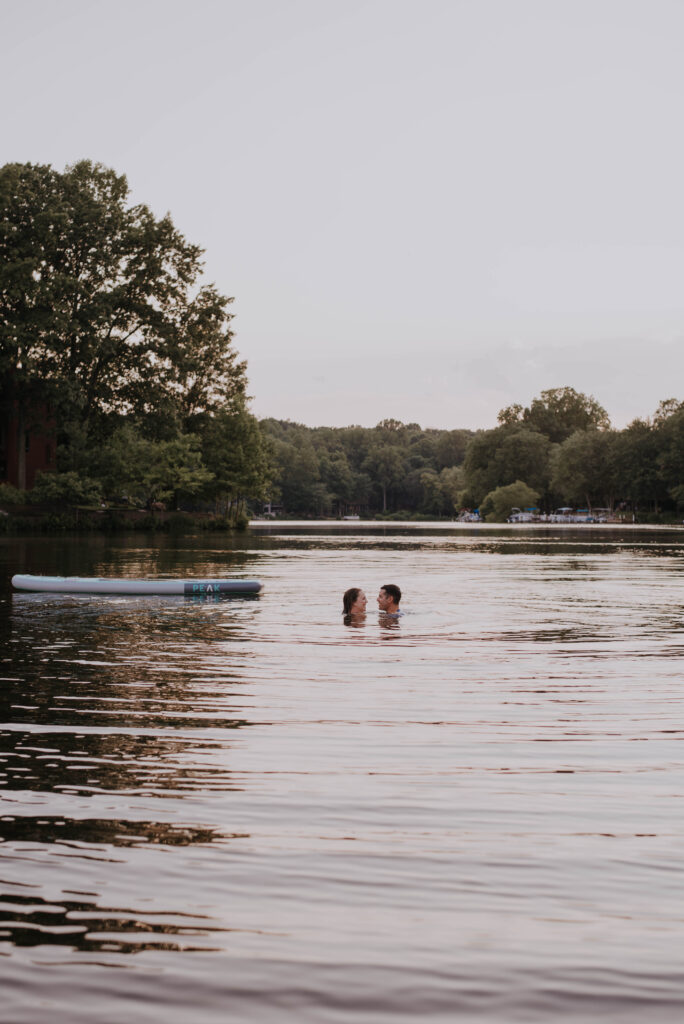 Couple in water