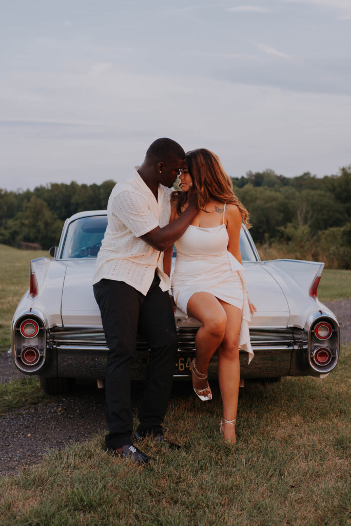 Cadillac Engagement Photos