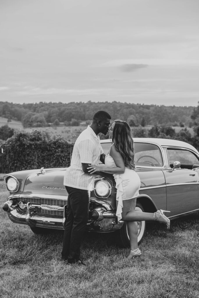 Red Chevy Engagement