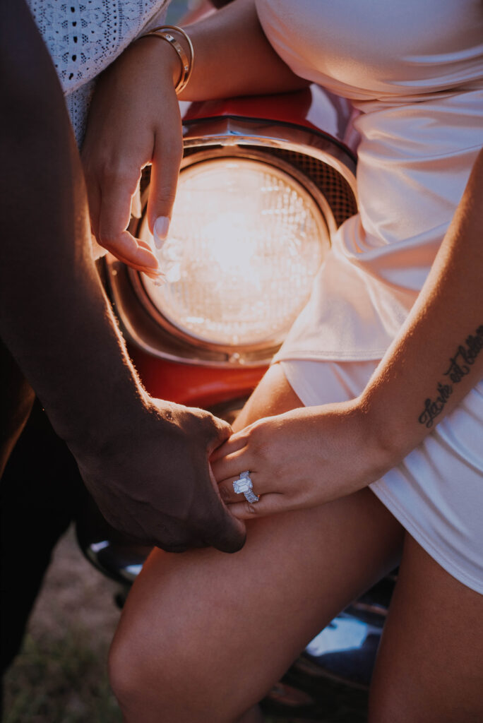 Red Chevy Engagement Ring