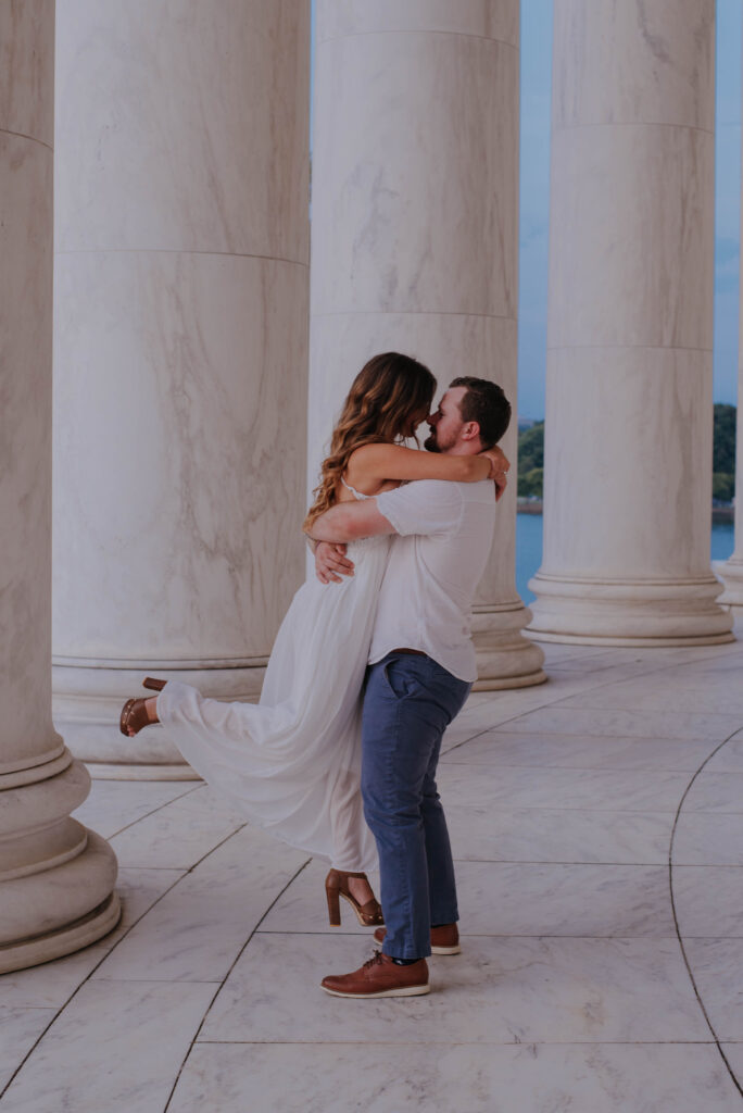 Jefferson Memorial Engagement Photographer