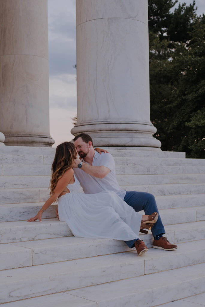 Jefferson Memorial Engagement Photos