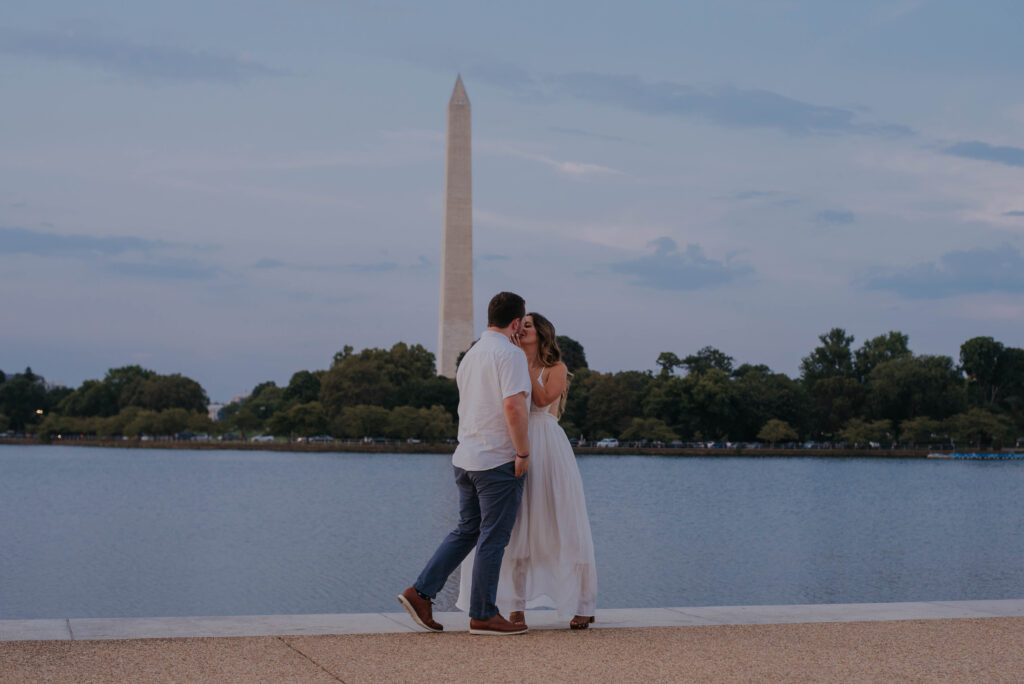 Washington Monument Engagement Photos