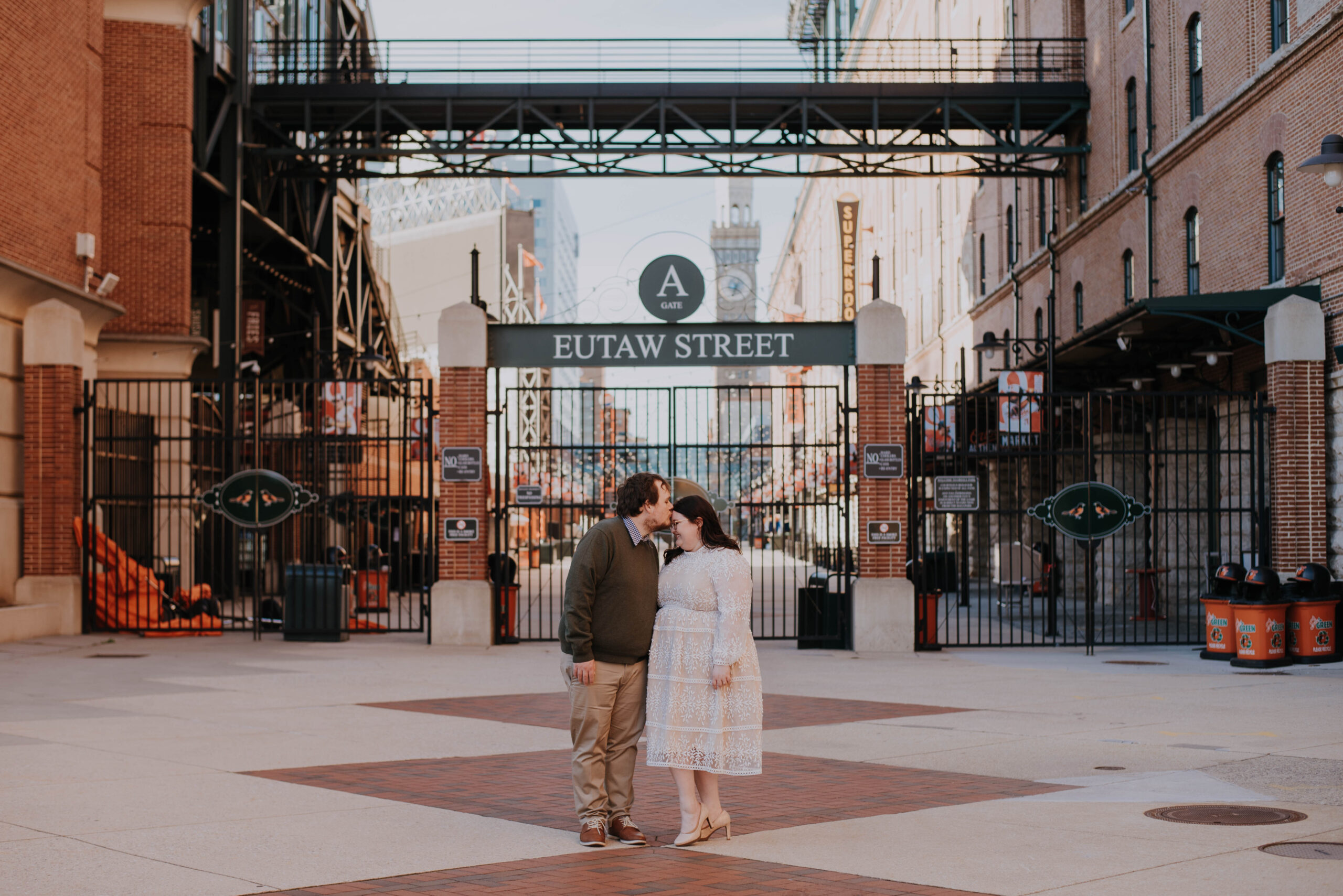 Couple at Camden Yards