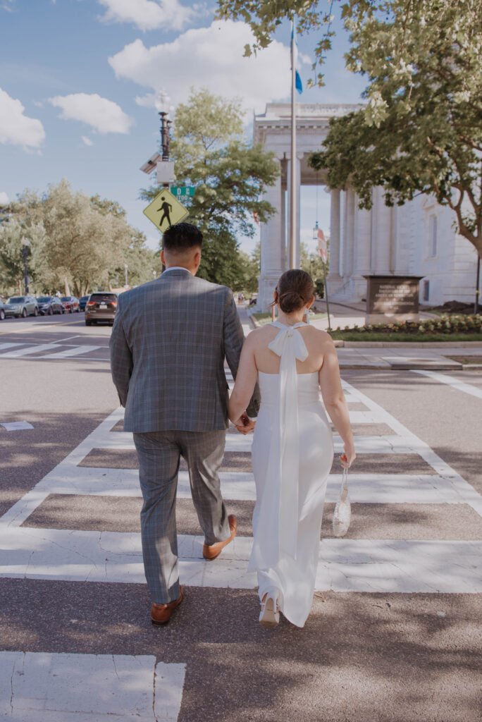 DC War Memorial Wedding