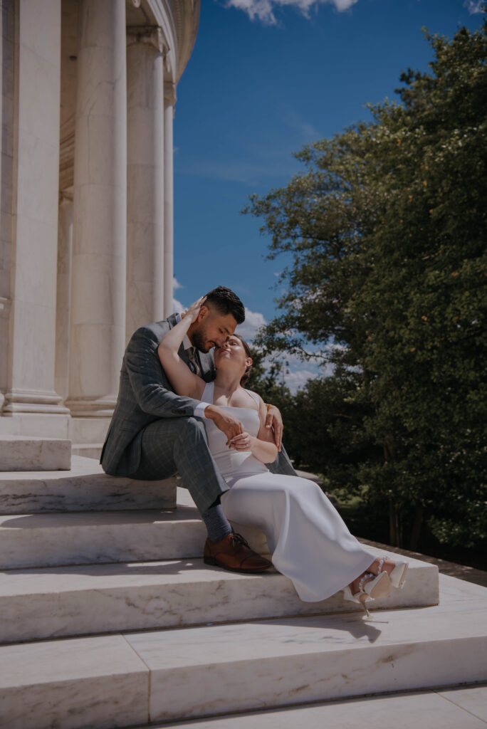 Jefferson War Memorial Wedding Photo